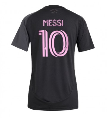 Inter Miami Lionel Messi #10 Udebanetrøje Dame 2025-26 Kortærmet